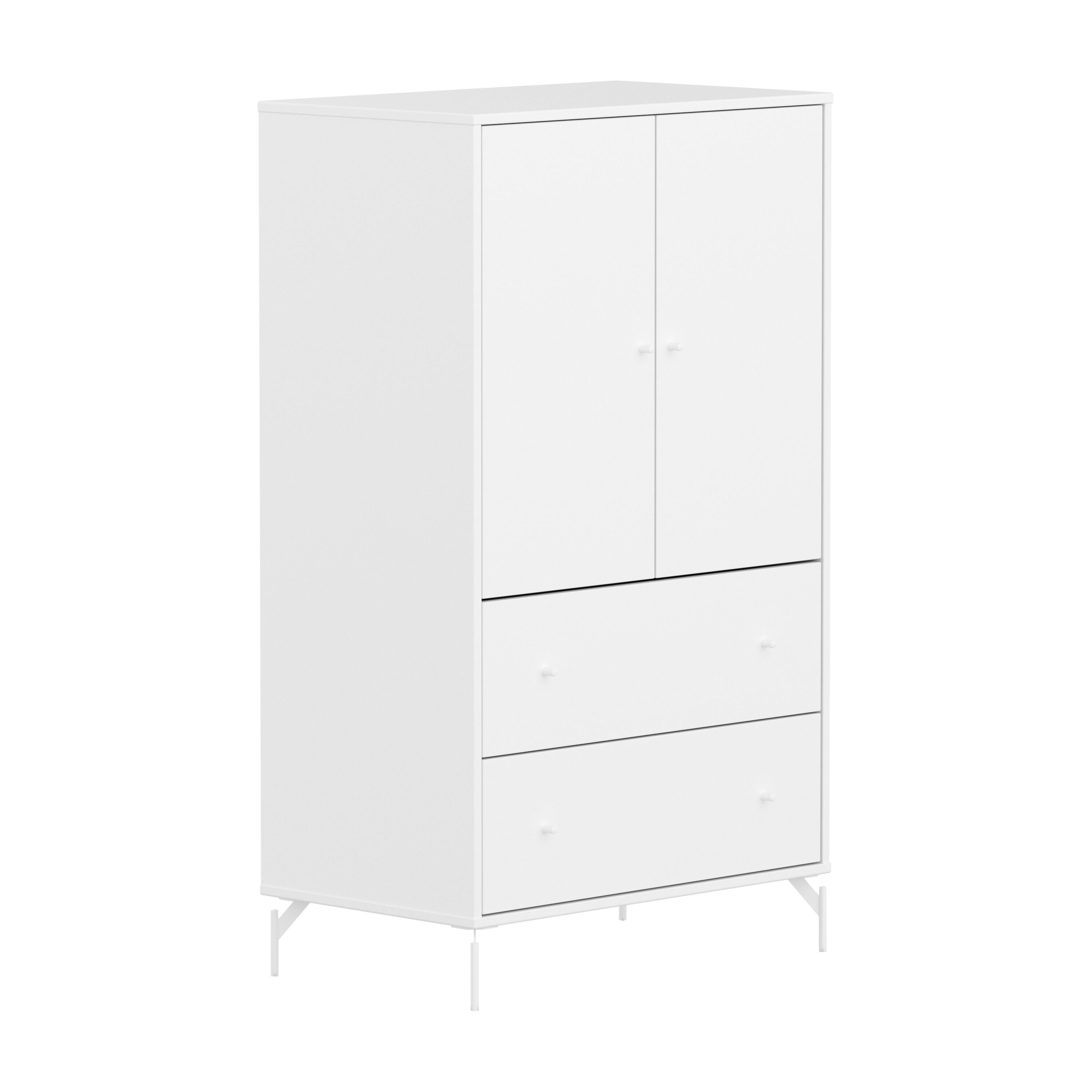 Flexa SAGA Schrank - Weiss / B: 75.0 cm x T: 45.0 cm x H: 129.5 cm