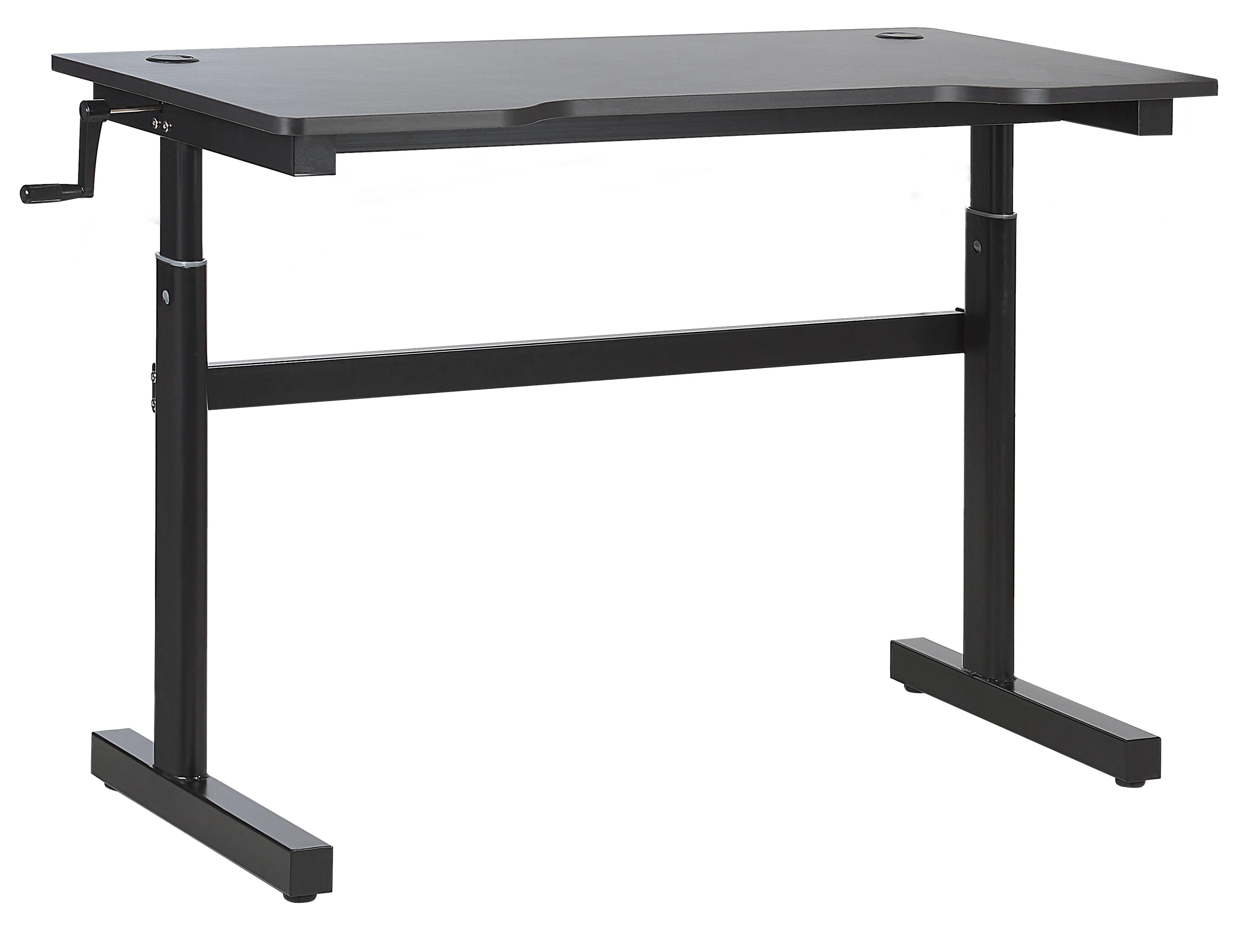 Handmatig verstelbaar gamebureau DURBIN Zwart 120 cm 60 cm RGB LED