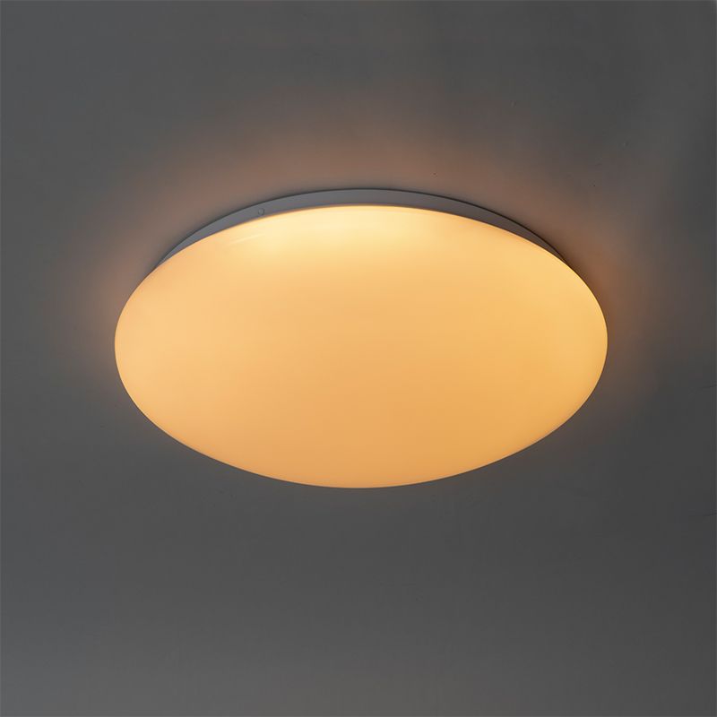 Smart moderne plafondlamp wit 38 cm incl. LED en RGB - Iene