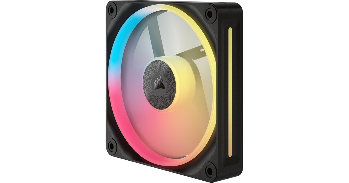 CorsairiCUE LINK LX120-R RGB Reverse case fan  (Zwart, 120 x 120 x 25 mm, PWM)