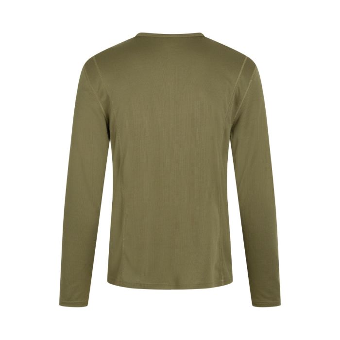 Zebdia Herre Mellemlag Sports LS Tee Grøn