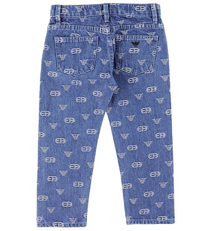 Emporio Armani Jeans - Denim Blue Medium/Weiß m. Logos