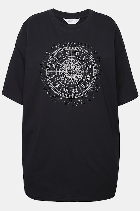 T-Shirt, oversized, Astro Print