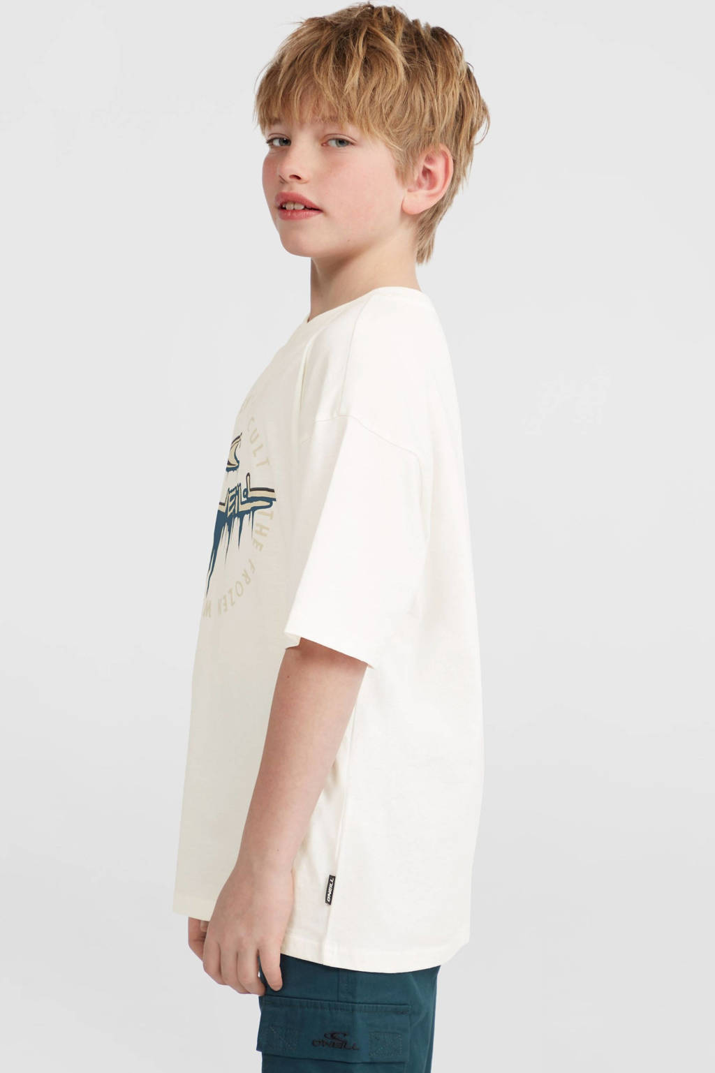 O'Neill T-shirt met printopdruk wit