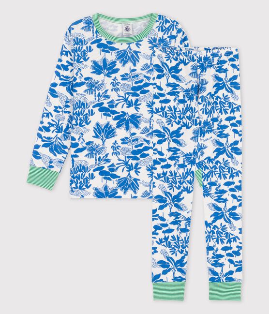 Pyjama imprimé végétal petit garçon en coton