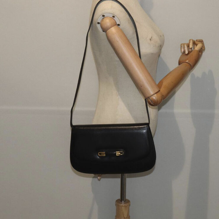 Gucci Vintage Gucci Crossbody Bag Black