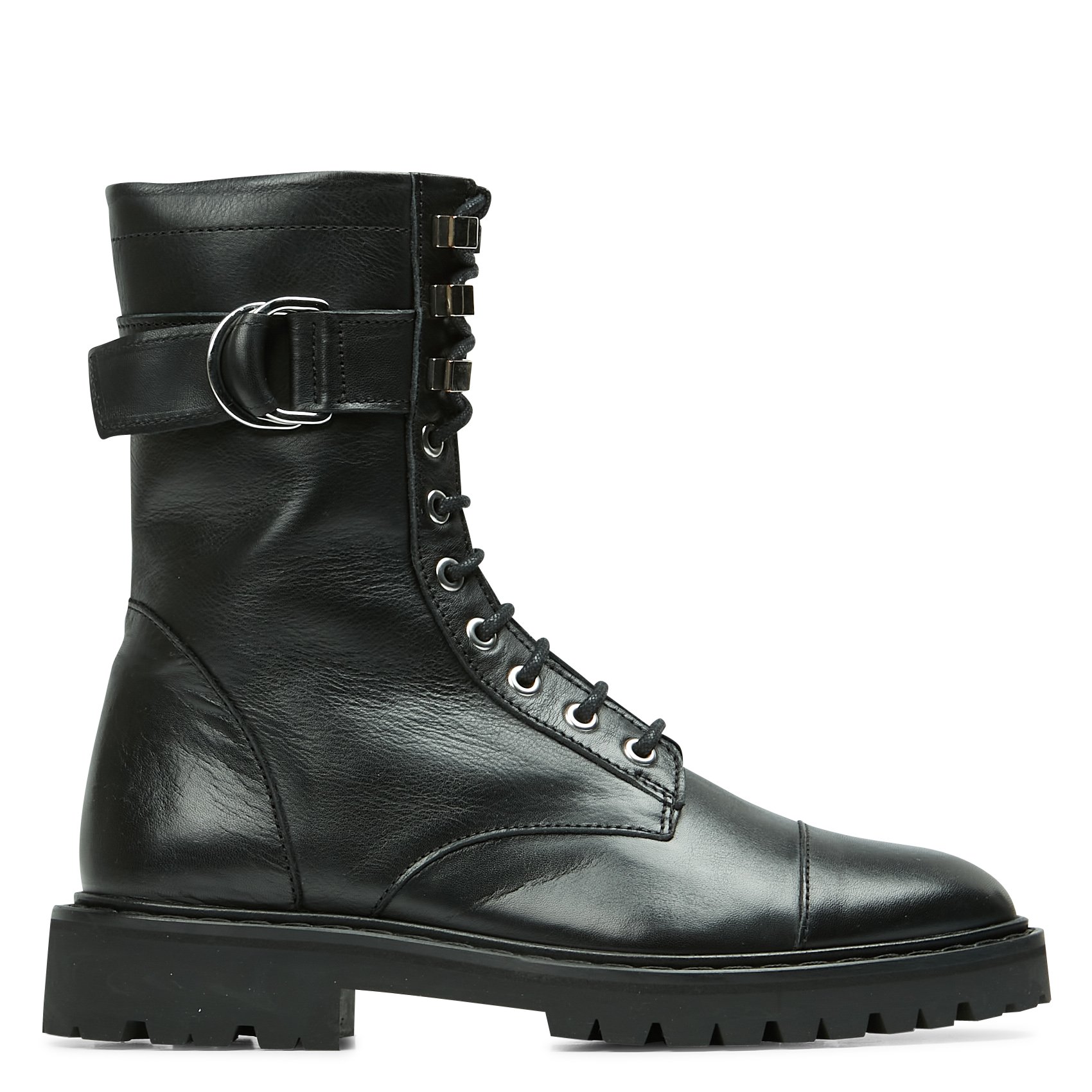 JAUDIE - Bottines en cuir| Noir