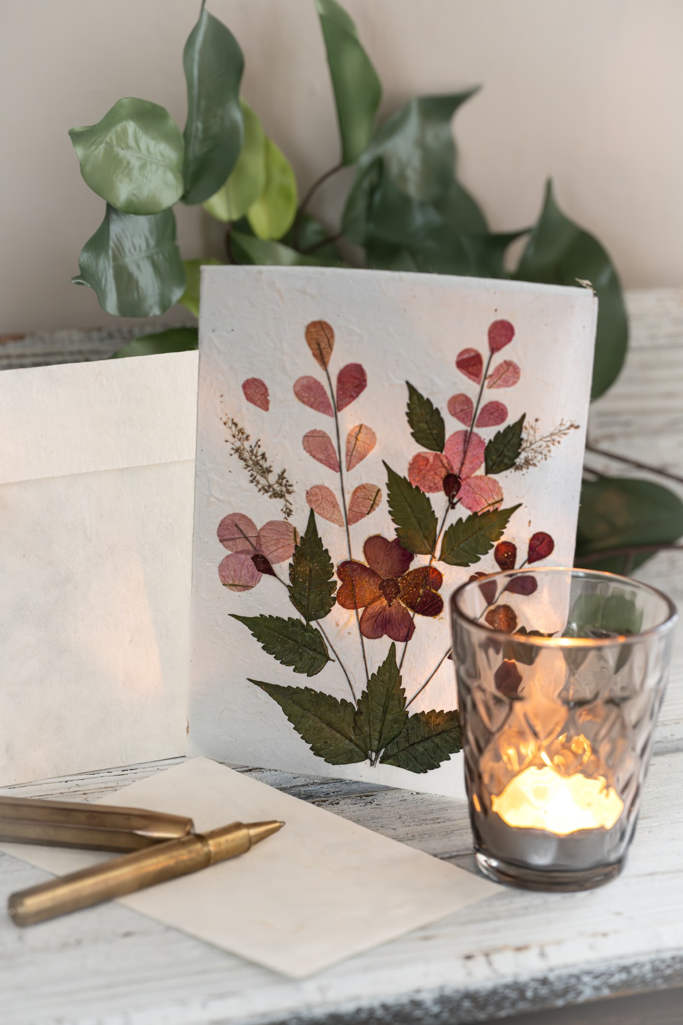 Grußkarte 'Blume', B 12,5 cm, H 18 cm günstig bestellen