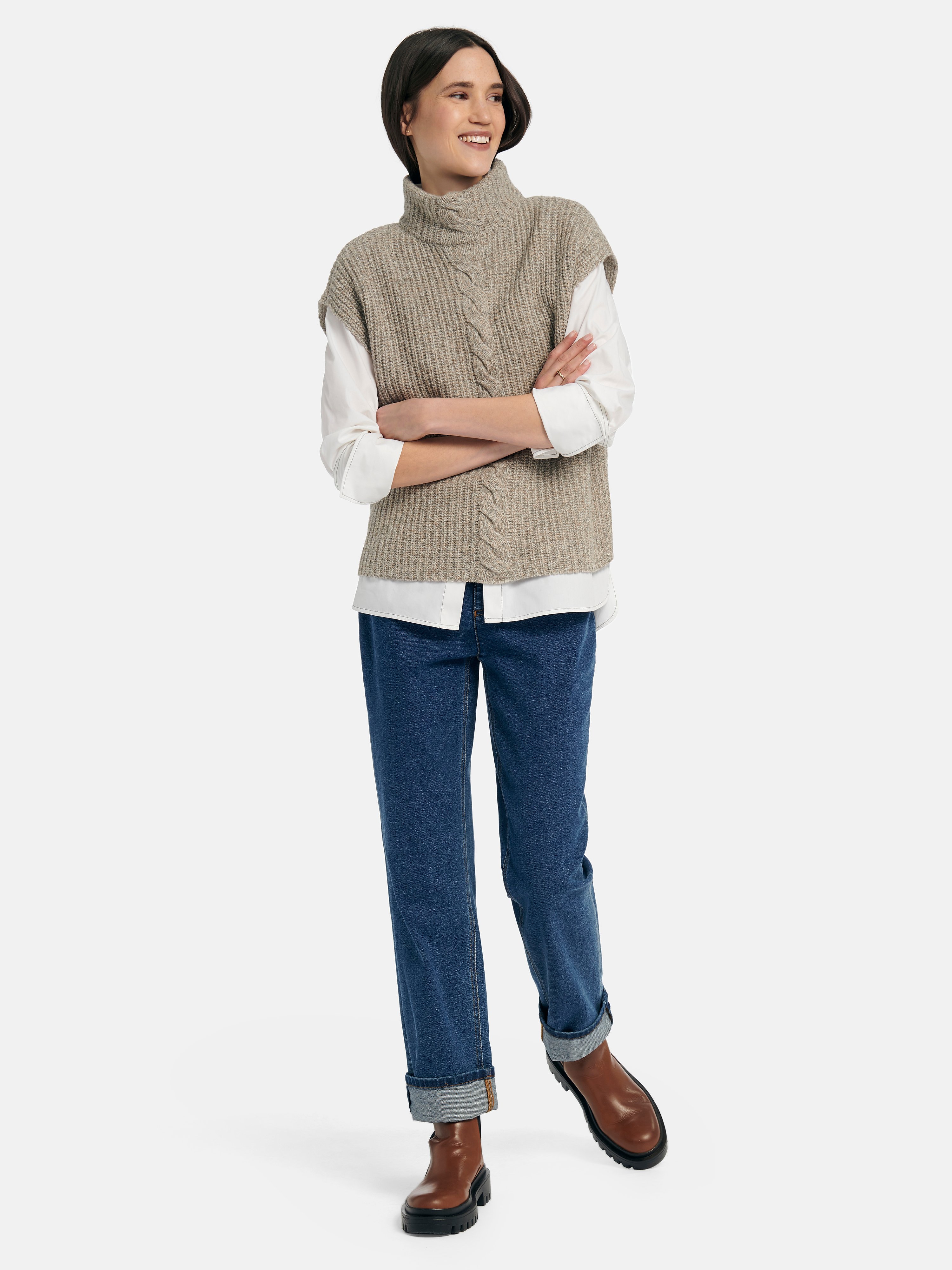 Pullunder aus 100% Schurwolle Merino