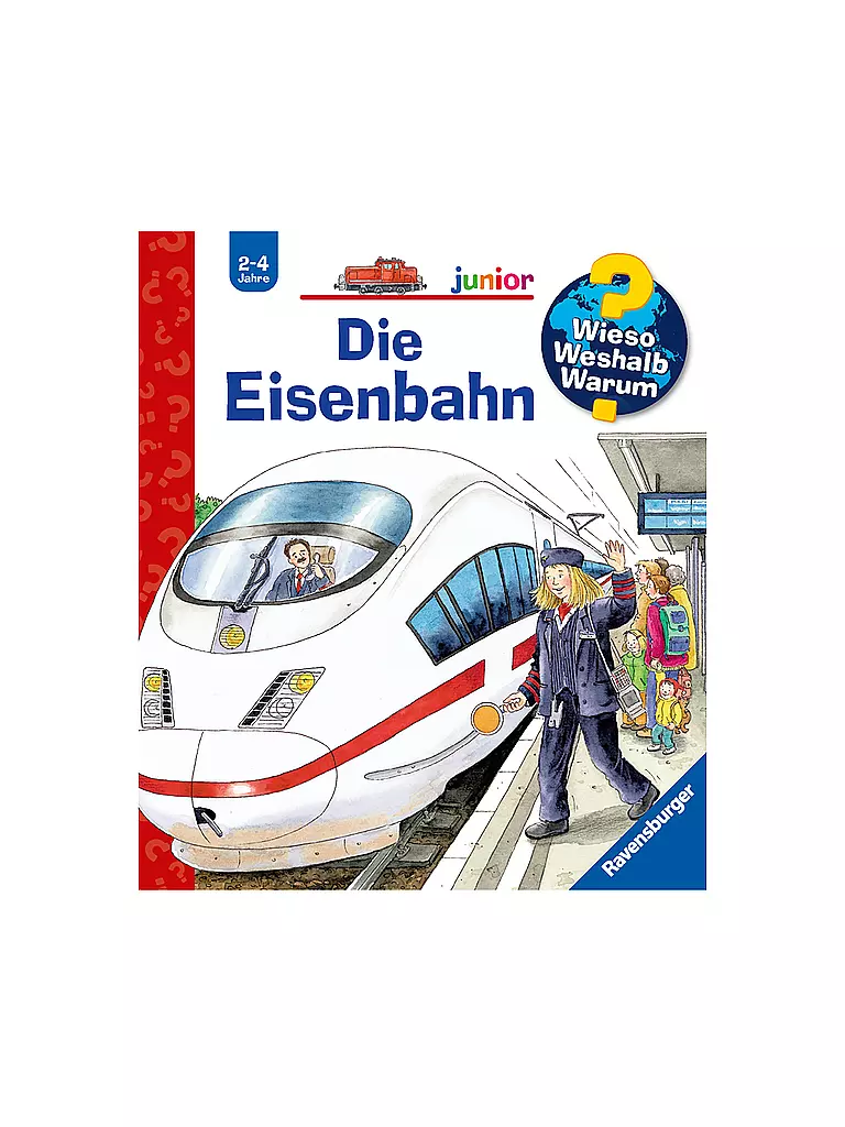 RAVENSBURGER Buch - Wieso Weshalb Warum Junior - Die Eisenbahn Band 9 keine Farbe