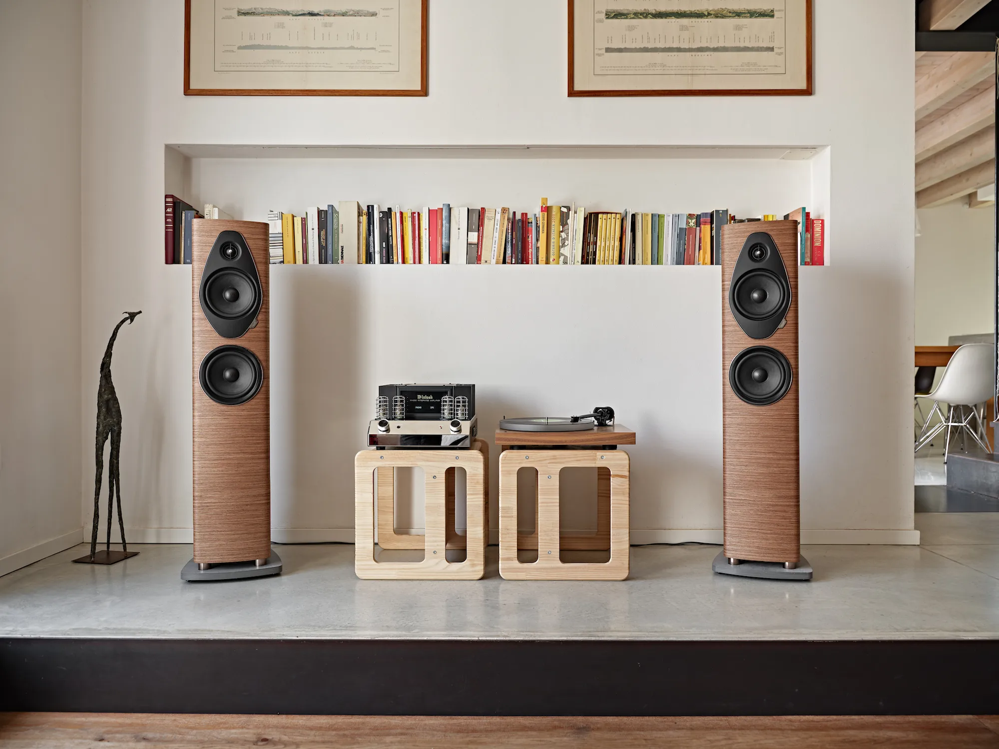 Sonus Faber Sonetto III G2 Noyer (la paire) Enceintes colonne