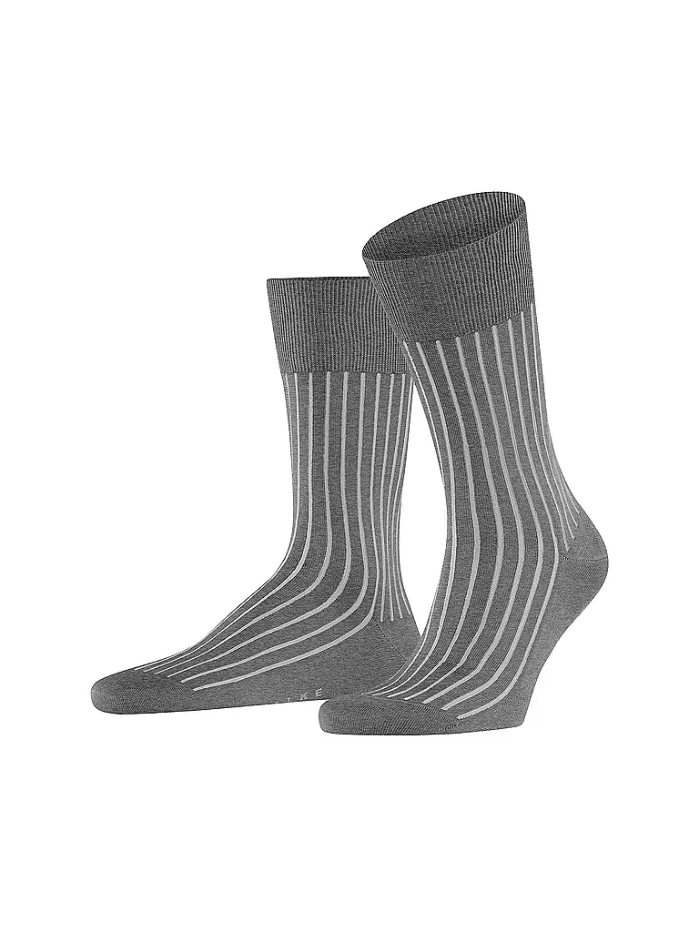 FALKE Socken SHADOW steel mel hellgrau