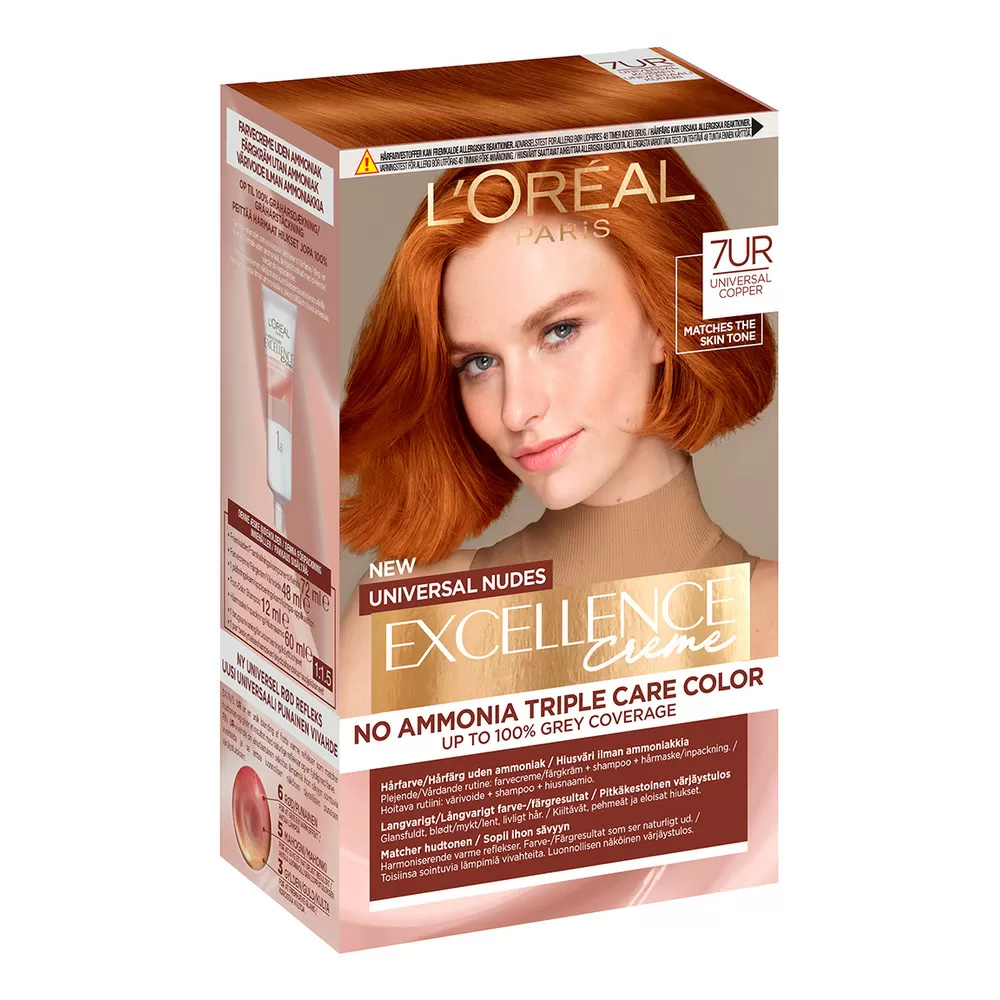 L'Oréal Paris Excellence Universal Nudes Universal Copper 7UC - 1 stk.