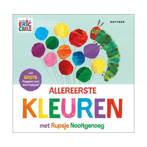 Gottmer Kartonboekje - Allereerste kleuren met Rupsje Nooitgenoeg - Hardcover