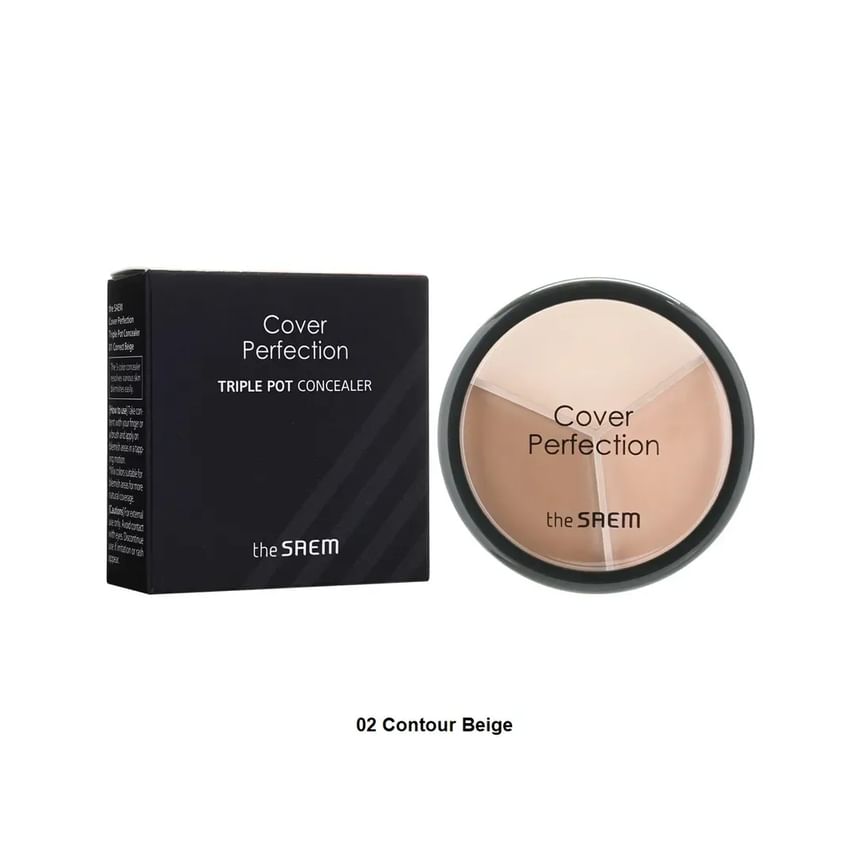 The Saem - Cover Perfection Triple Pot Concealer - 5 soorten