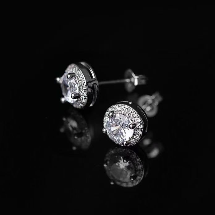 Lilafey - Strass-oorbel