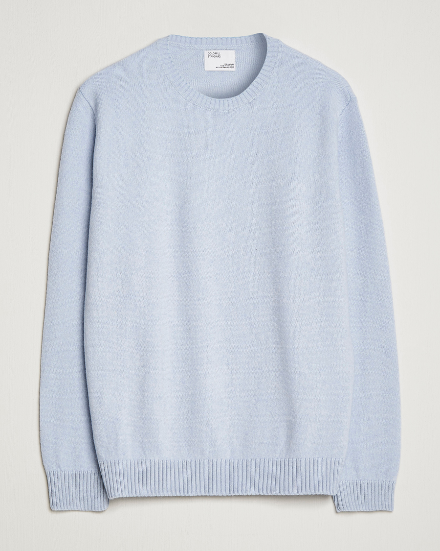 Colorful Standard Classic Merino Wool Crew Neck Polar Blue