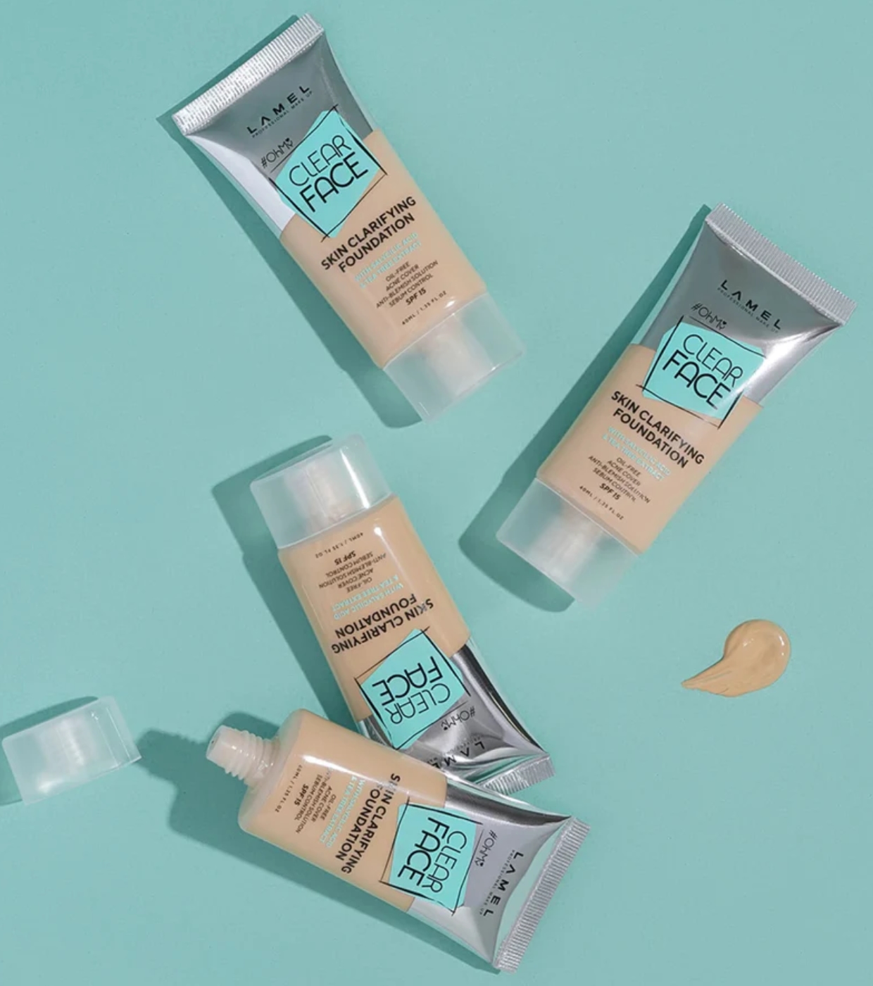Lamel - Base de Maquiagem Oh My Clear - 402: Deep beige