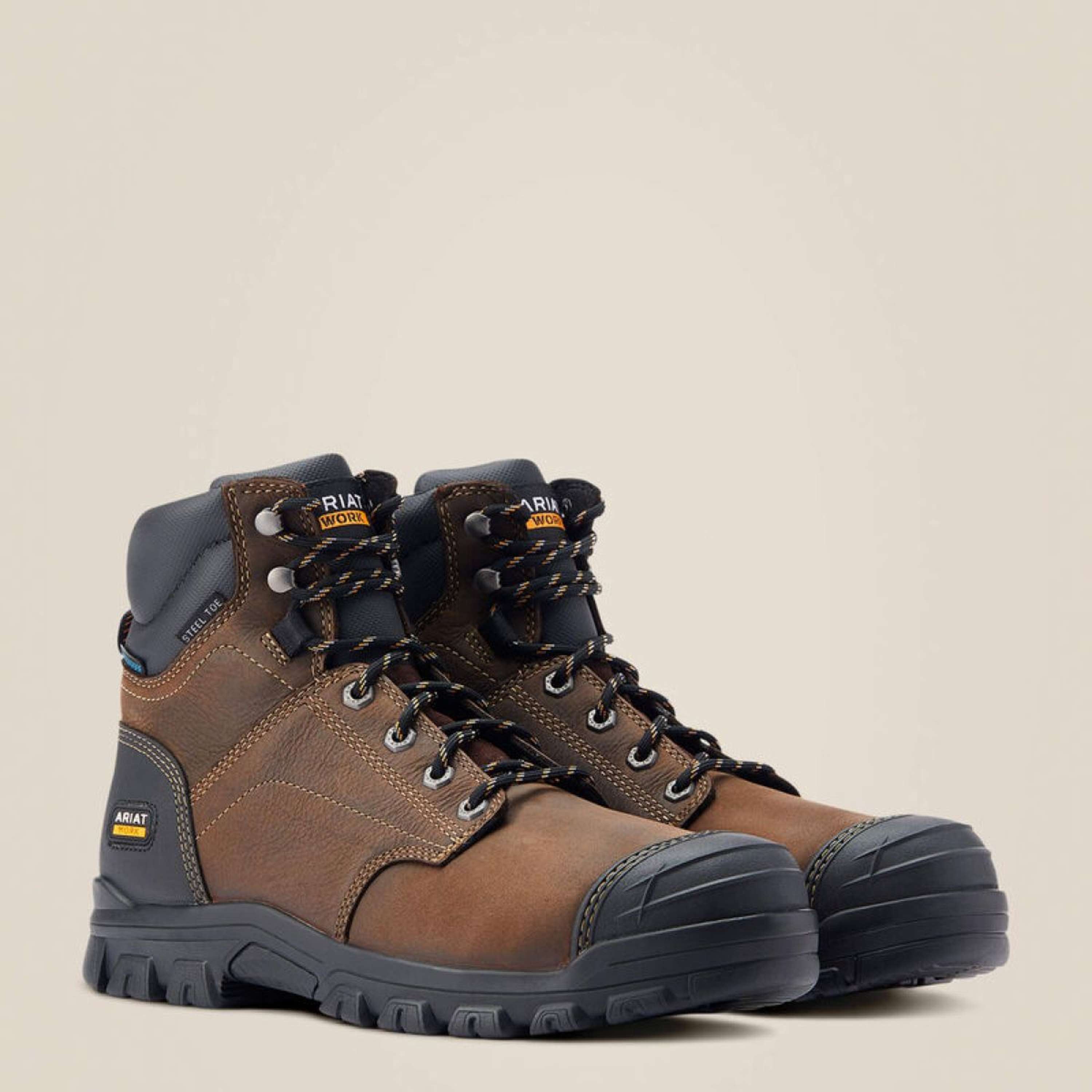 Ariat Outdoorschoenen Treadfast Waterproof Steel Toe Heren Donkerbruin