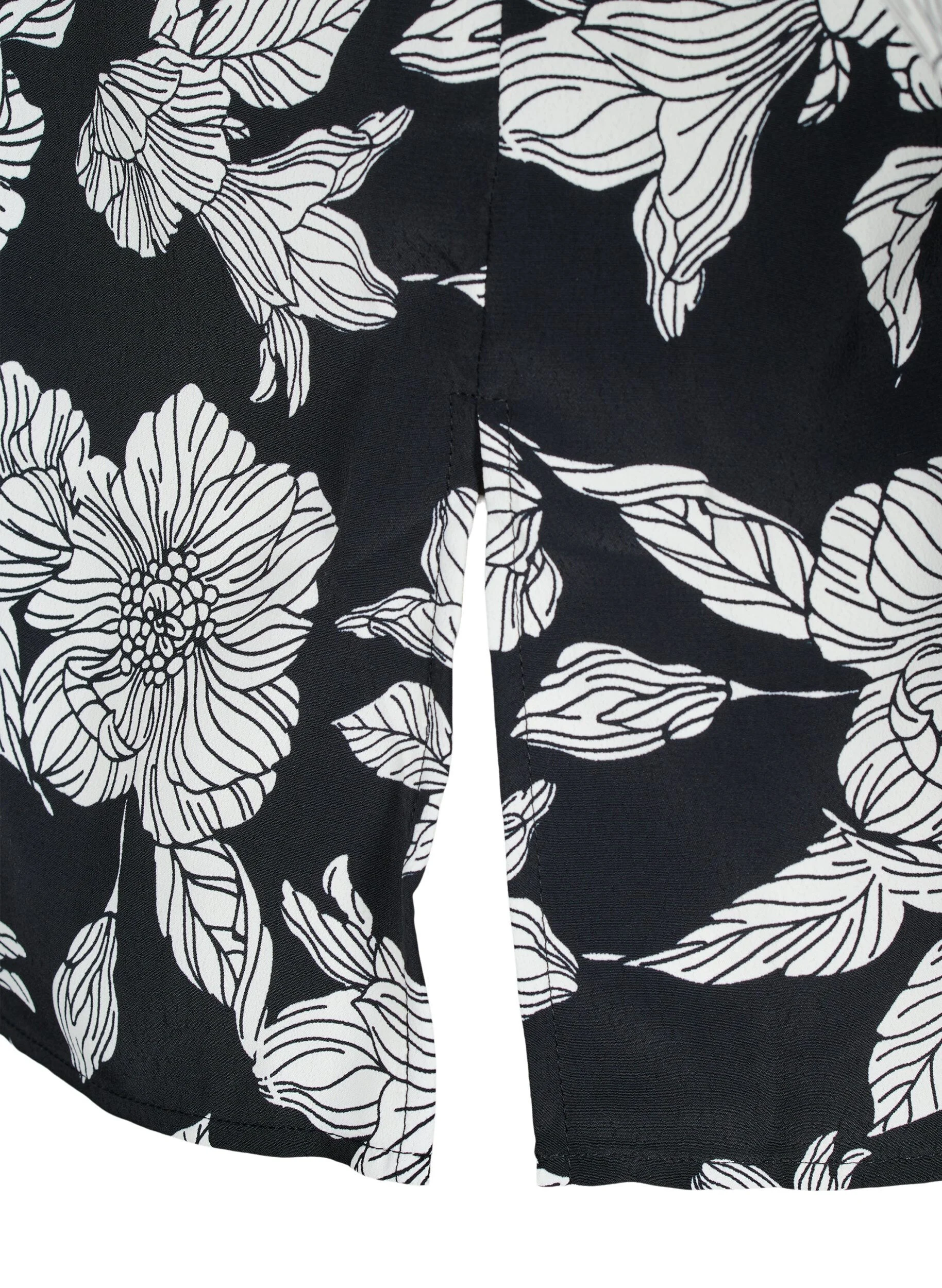 Skjorte med blomsterprint