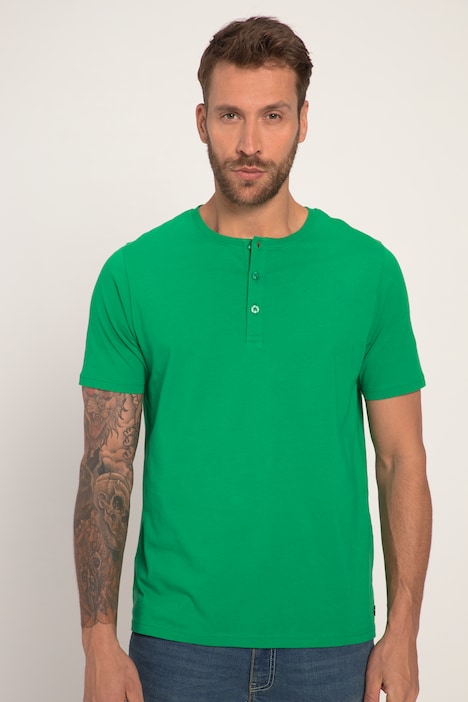 Henley, Basic, Knopfleiste, Halbarm