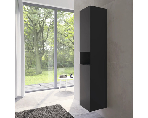 KEUCO Stageline hoge kast BxHxD 40 x 180 cm x 36 cm Frontkleur vulkaniet mat 32831970101