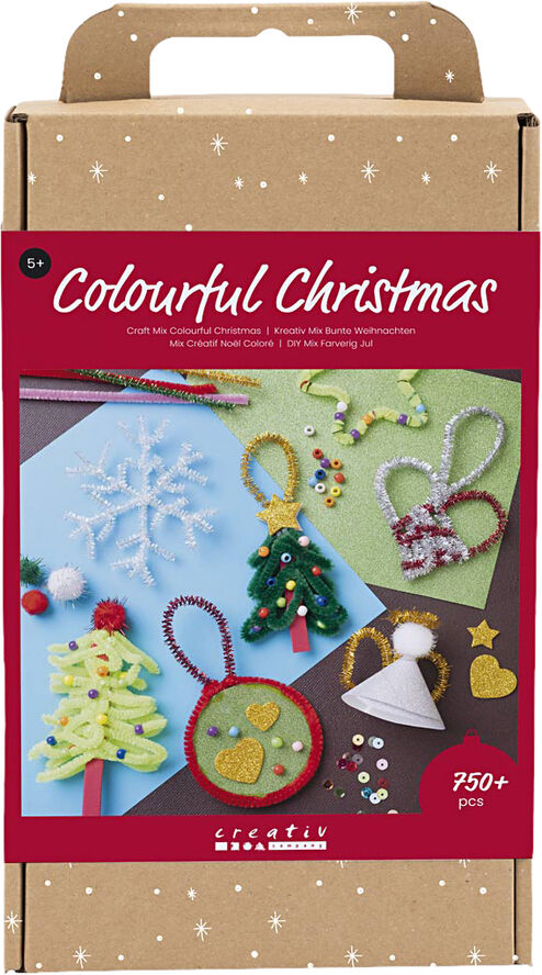 Creativ Company DIY Mix Farverig Jul, Julefigurer