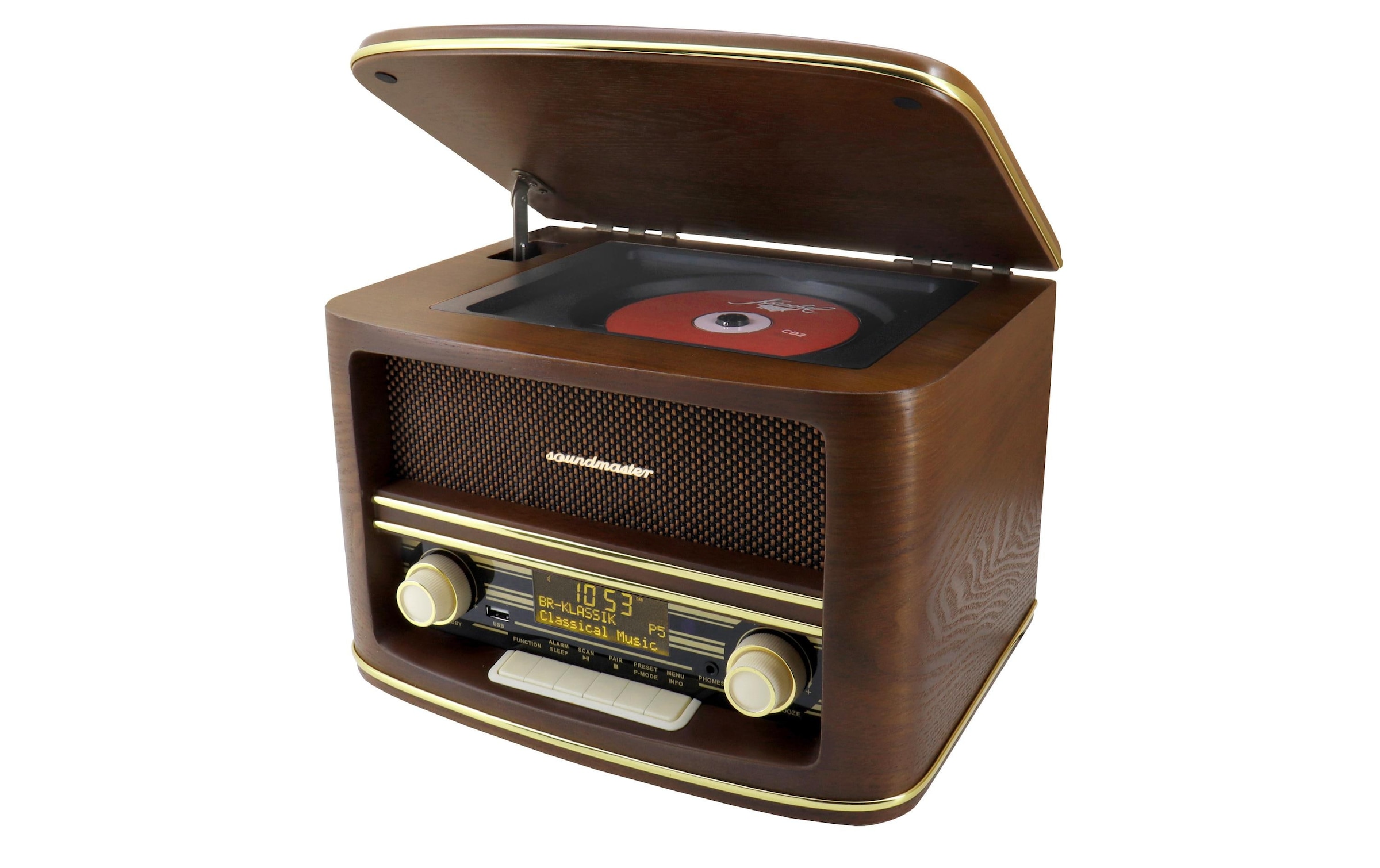 Soundmaster Stereoanlage »NR961 Braun« ( Digitalradio (DAB+) | FM-Tuner )