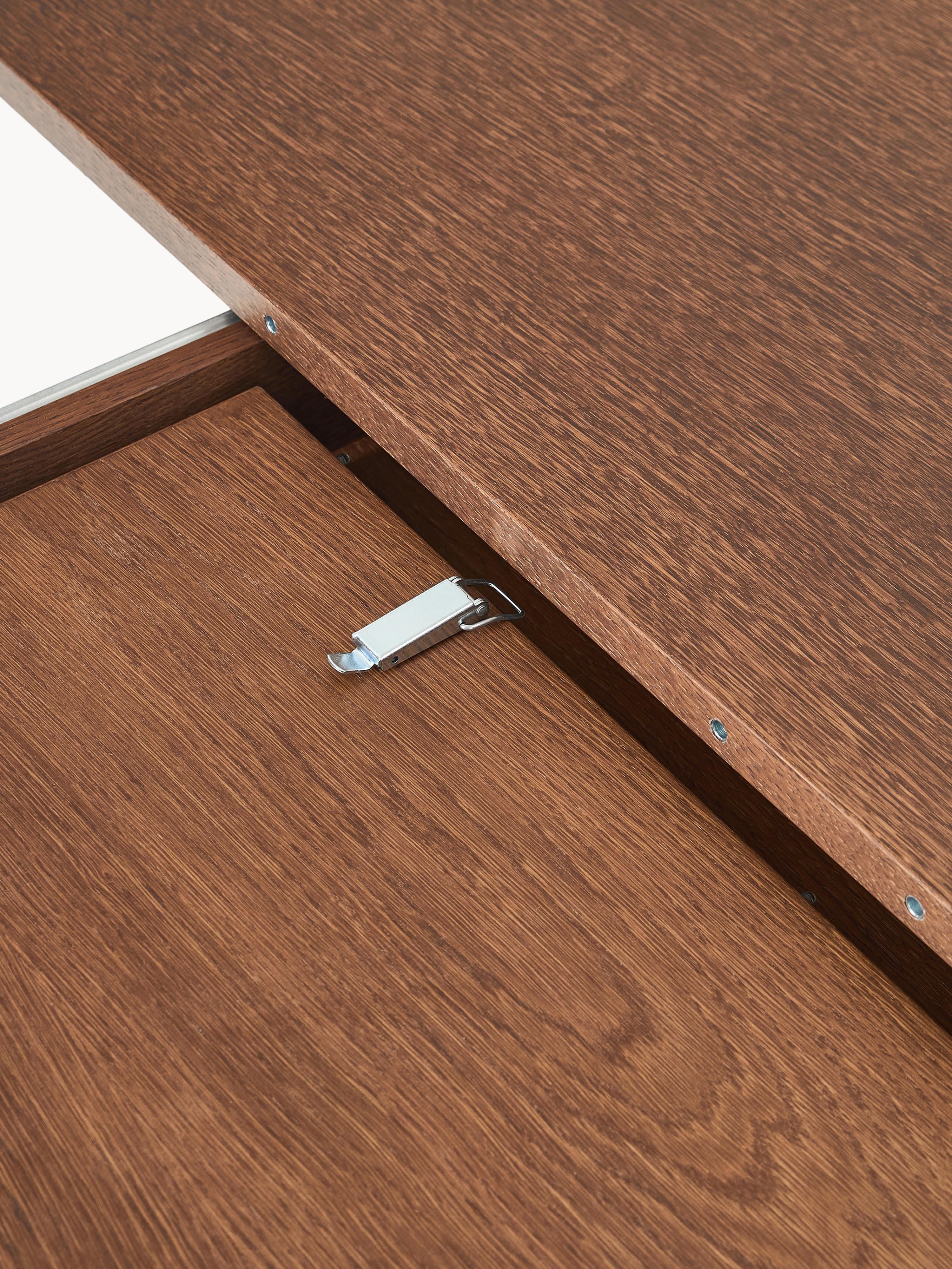 Uitschuifbare eettafel Filo met groefstructuur, in verschillende formaten