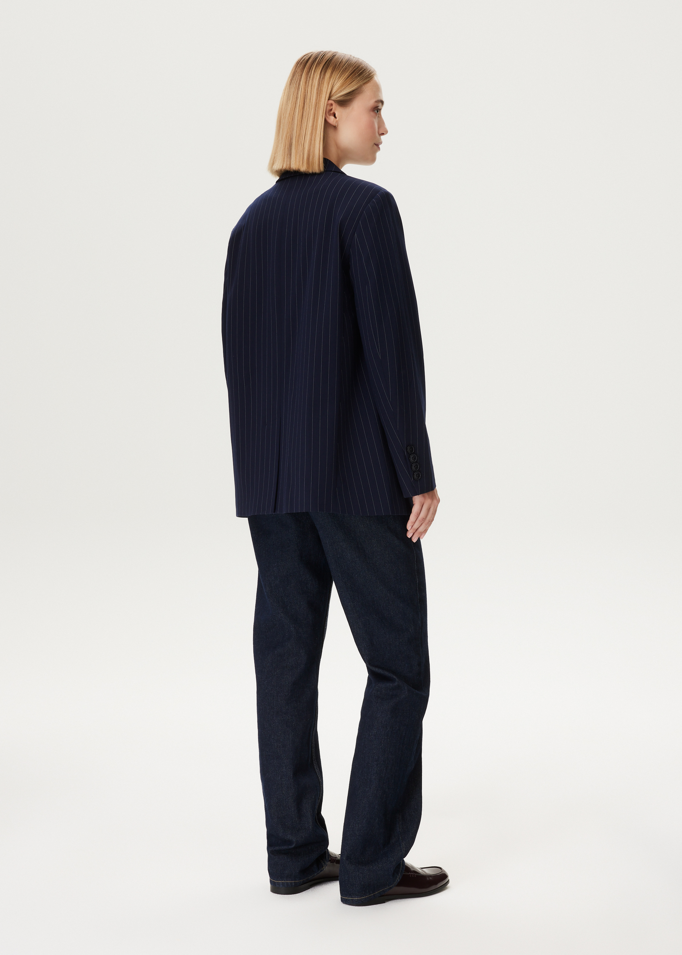 Blazer met pinstripe motief