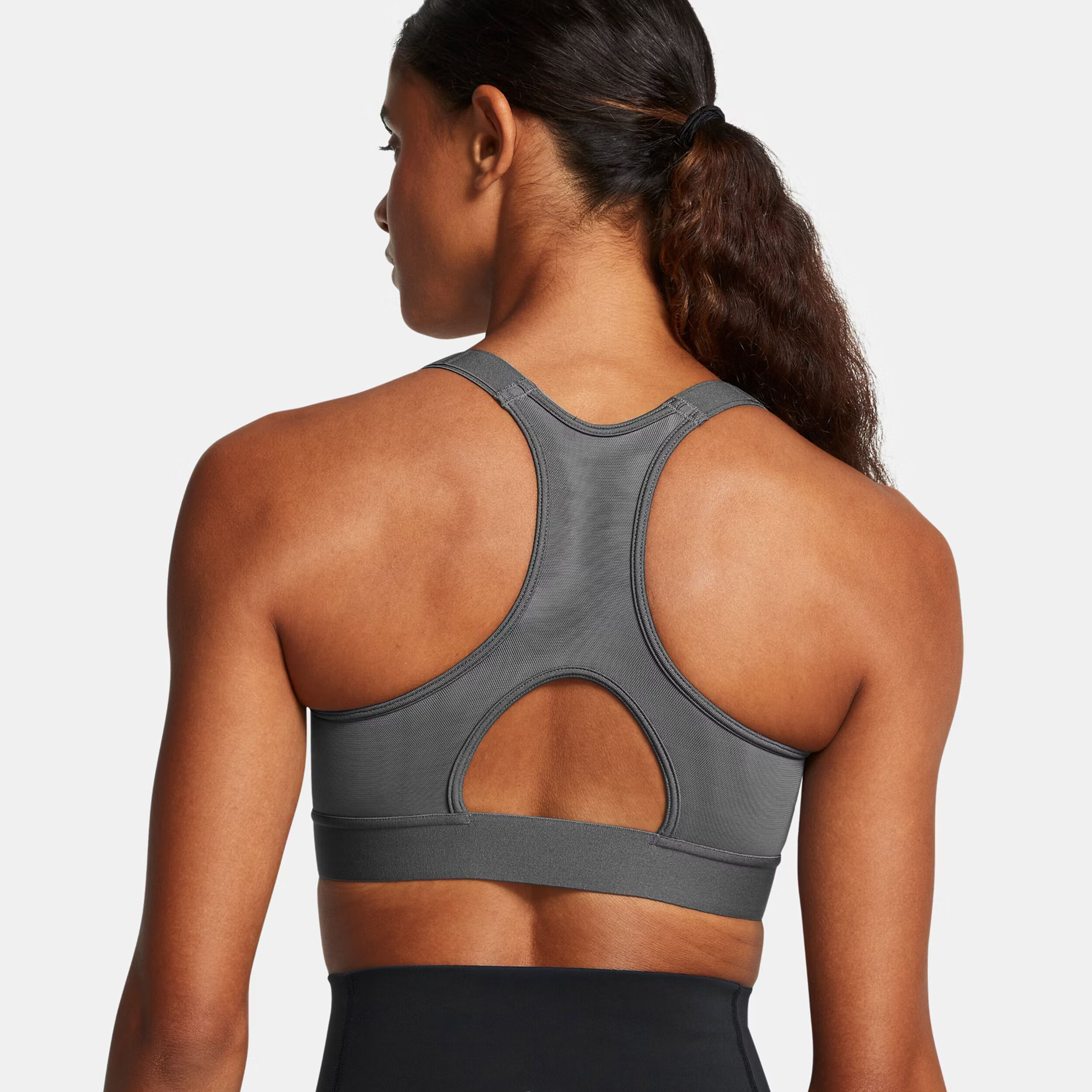 Under Armour HeatGear High Soutien-gorge Sport Femmes - Gris