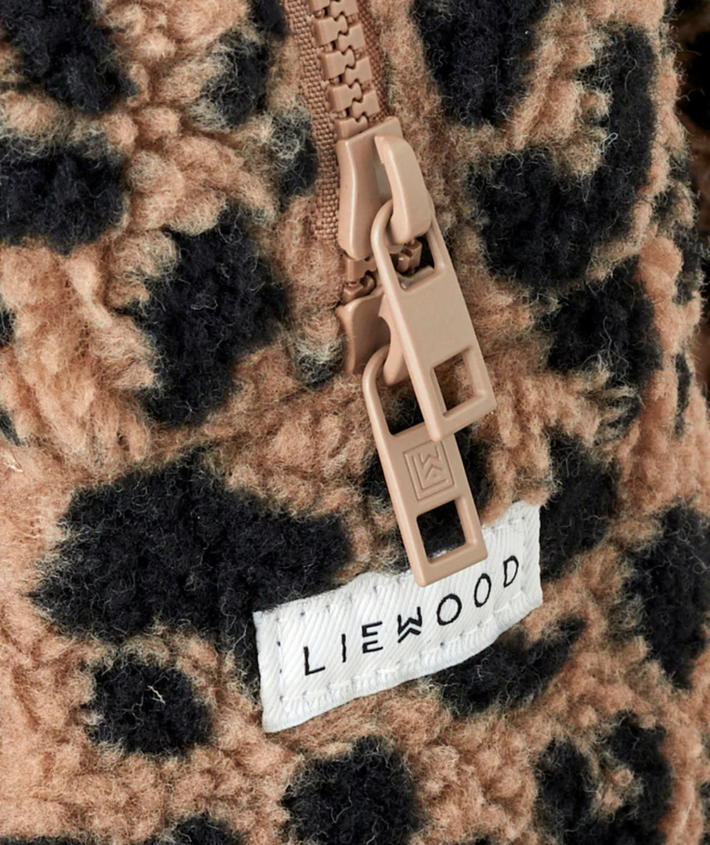 LIEWOODSAC À DOS EN SHERPA IMPRIMÉ LÉOPARD