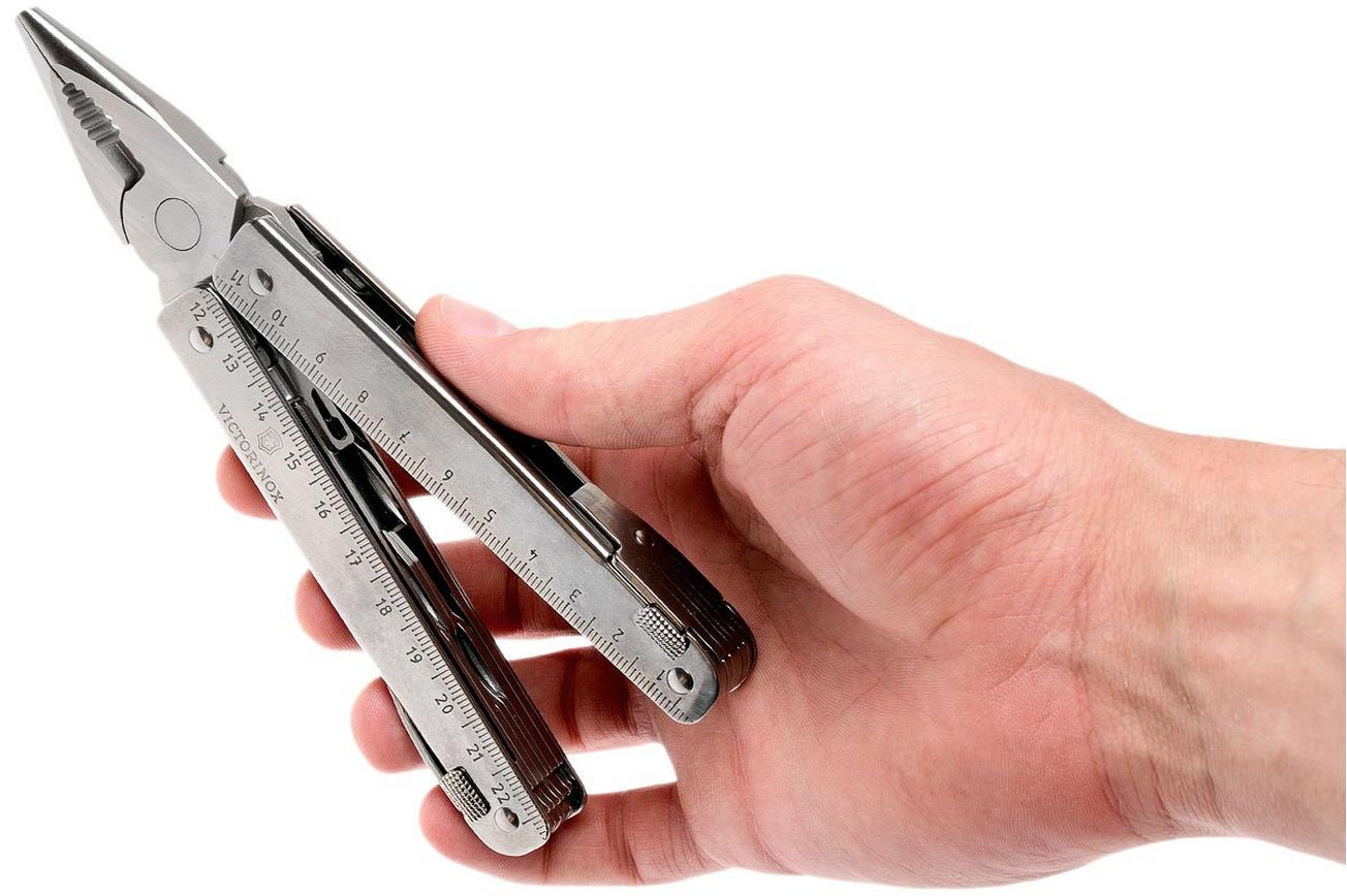 Victorinox SwissTool X Plus 3.0338.L multitool, lederen foedraal