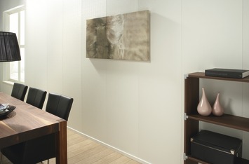 AGNES wandplaat wit stuc 260x60 cm