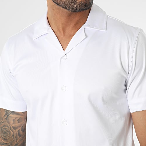 Chemise Manches Courtes Blanc