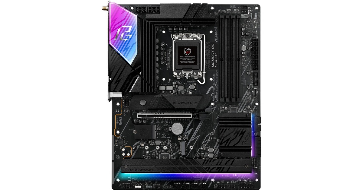 ASRockB860 Lightning WiFi socket 1851 moederbord  (RAID, 2.5Gb-LAN, WLAN, BT, Sound, ATX)
