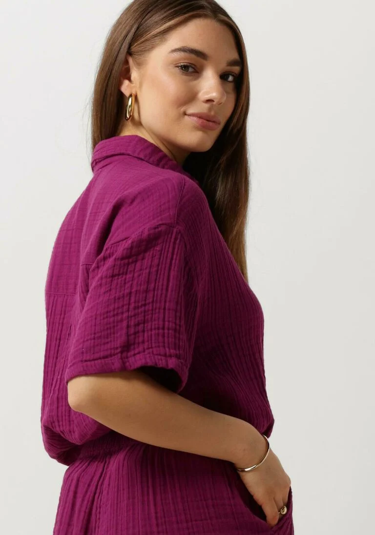 NOTRE-V paarse notre-v blouse nv-delu