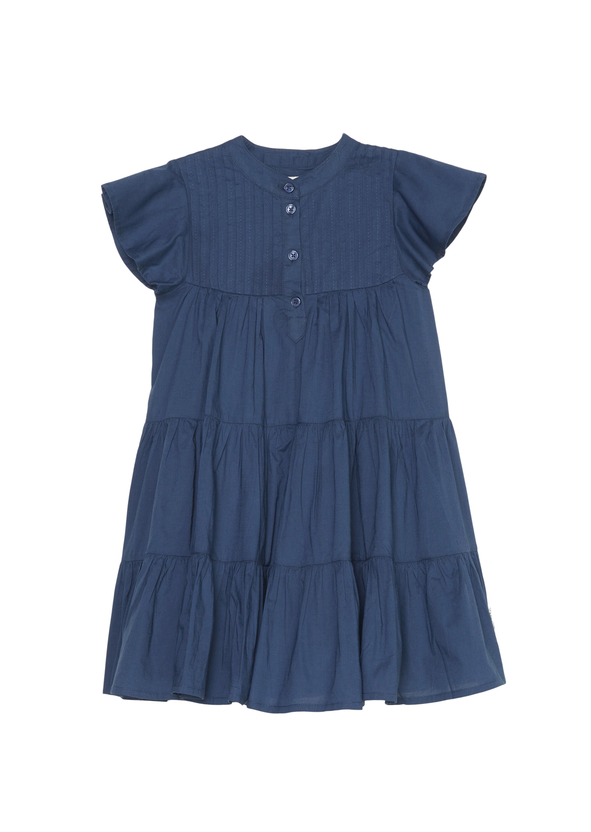 KIDS-GIRLS Stufenkleid aus reiner Baumwolle