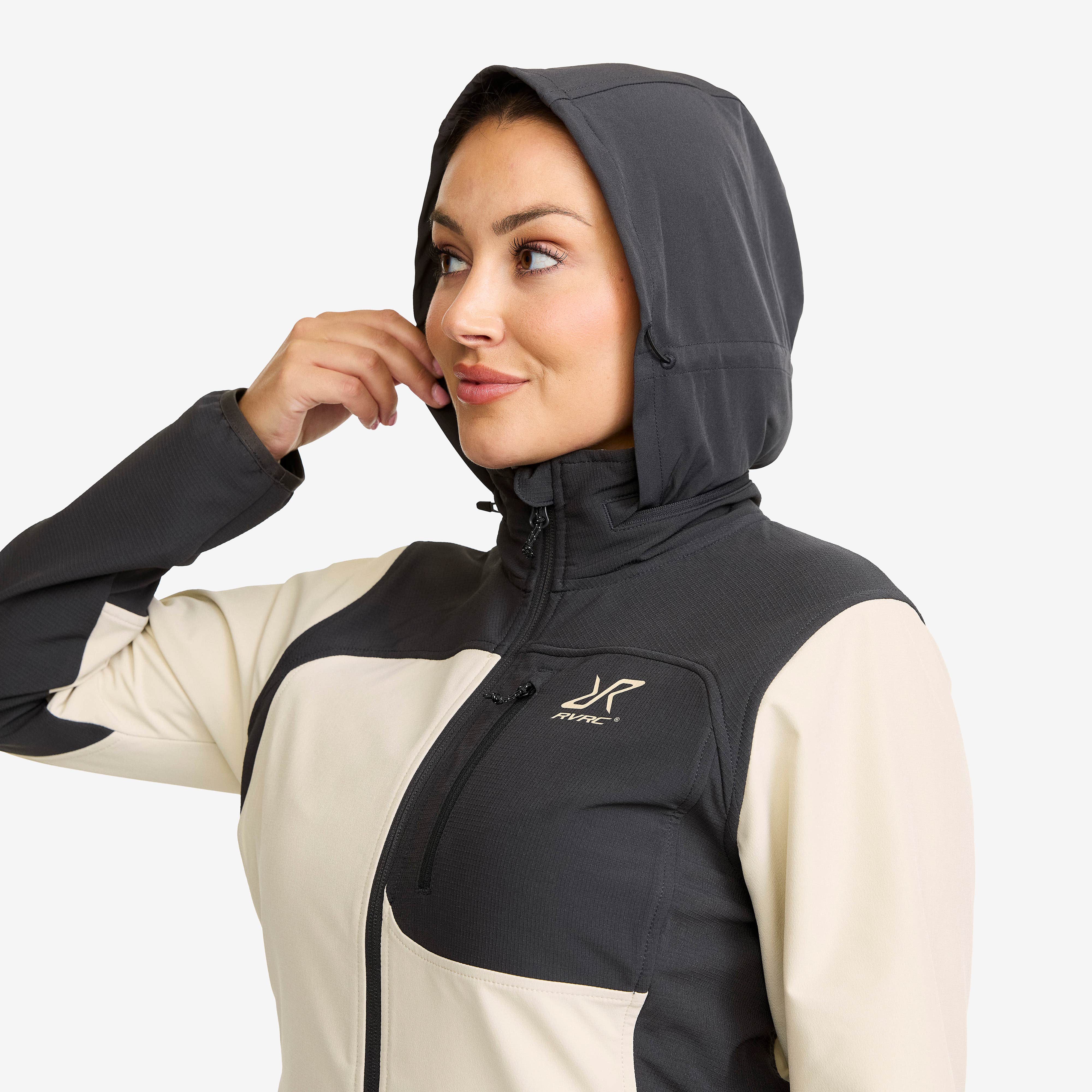 Ridge Trek Stretch Jacket Dame Anthracite/Peyote