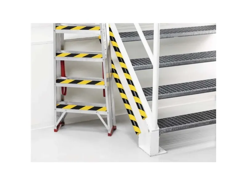 Durable 1127130, Polyurethan (PU), Sort, Gul, Flad, 1000 mm, 25 mm, 1,71 kg