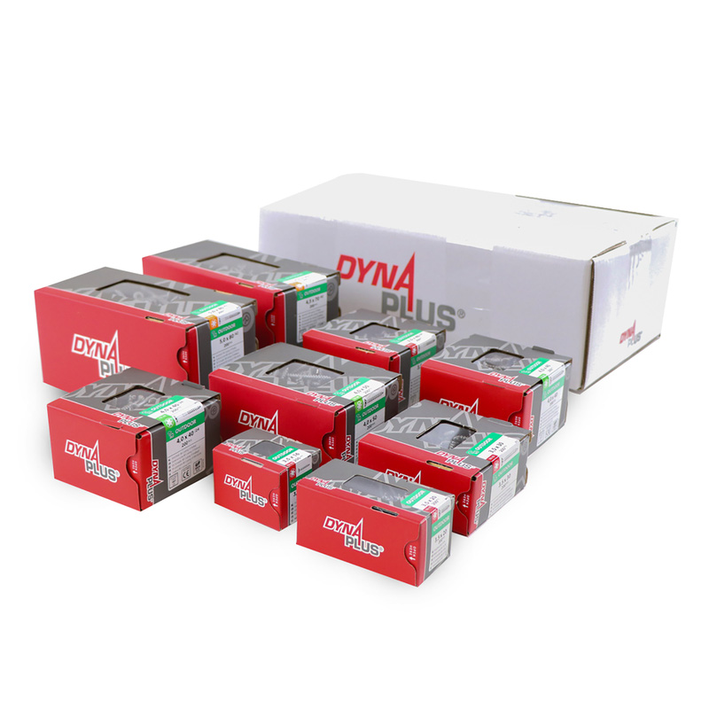 Dynaplus universeelschroeven pakket Outdoor 1800-delig TX