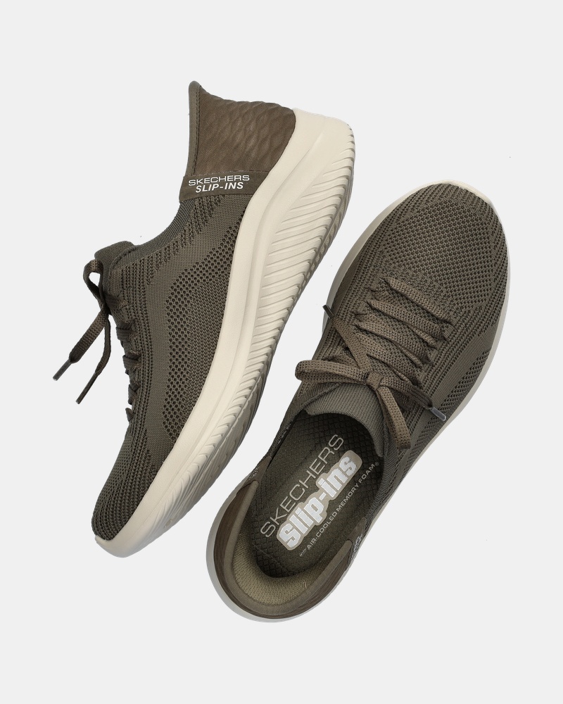 Skechers Hands Free Slip-Ins Ultra Flex 3.0 Instapschoenen  - groen