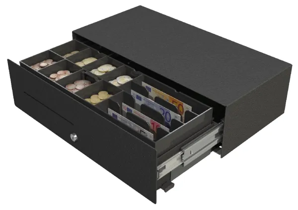 APG MICRO - Elektronisk pengeskuffe - sort