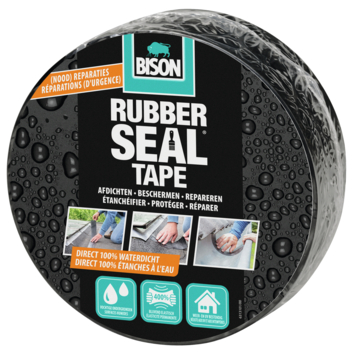Bison Rubber Seal reparatietape 7,5 cm x 5m
