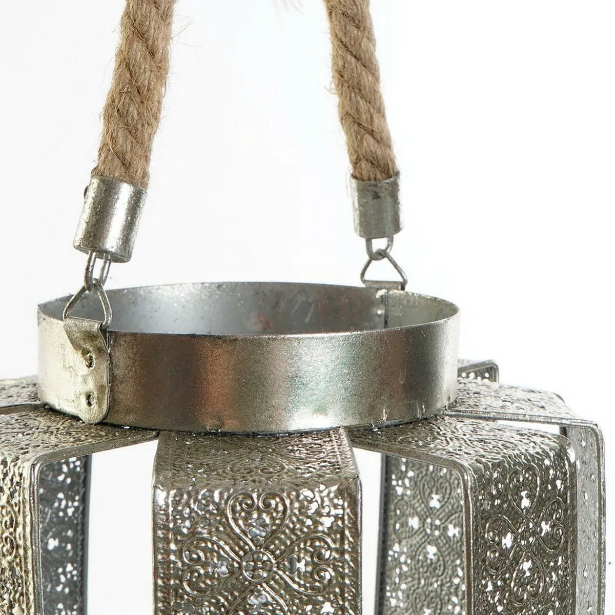 DKD Home Decor Pot à Bougie Argenté