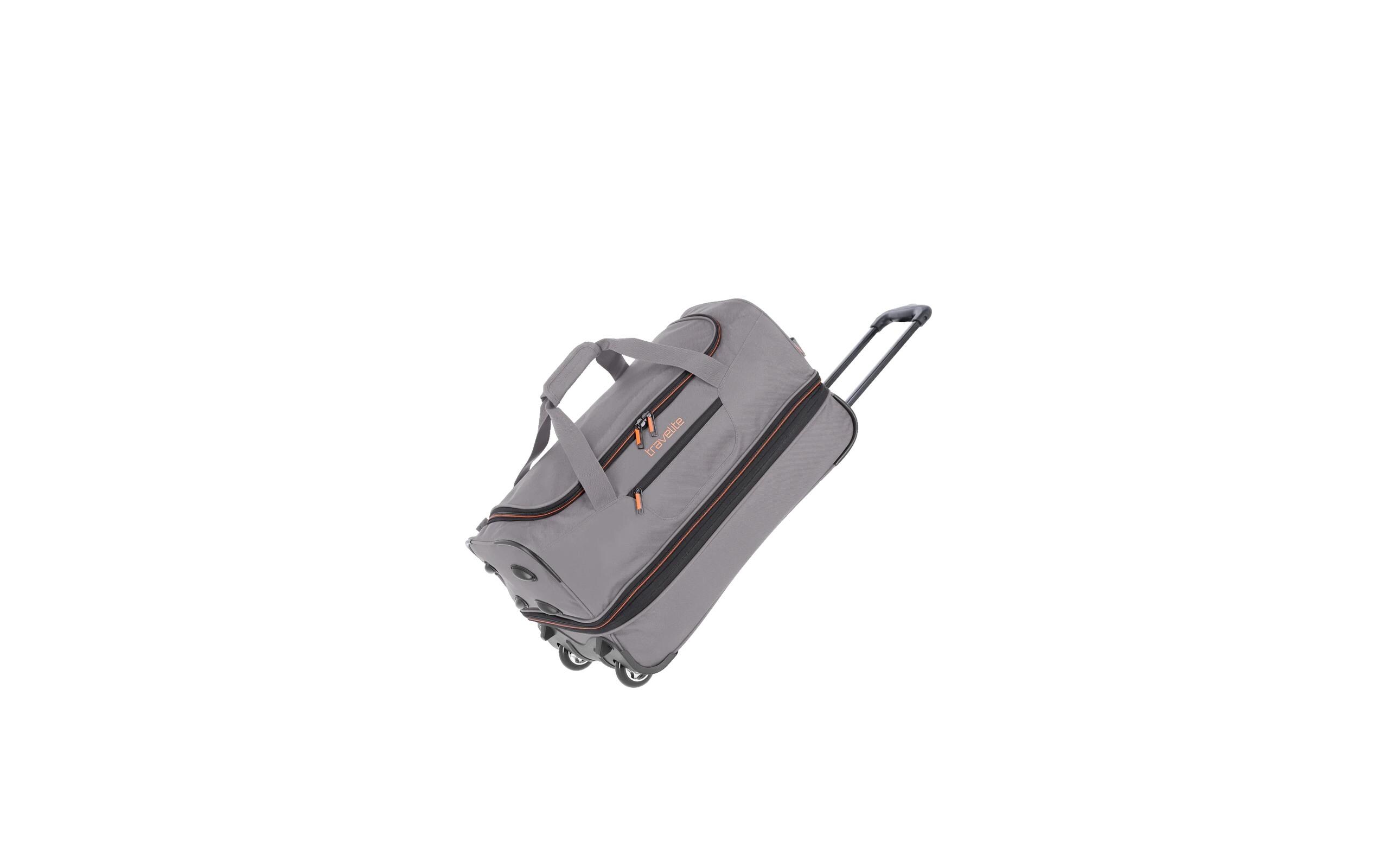 Basics Trolley Reisetasche S erweiterbar, GrauReisekoffer