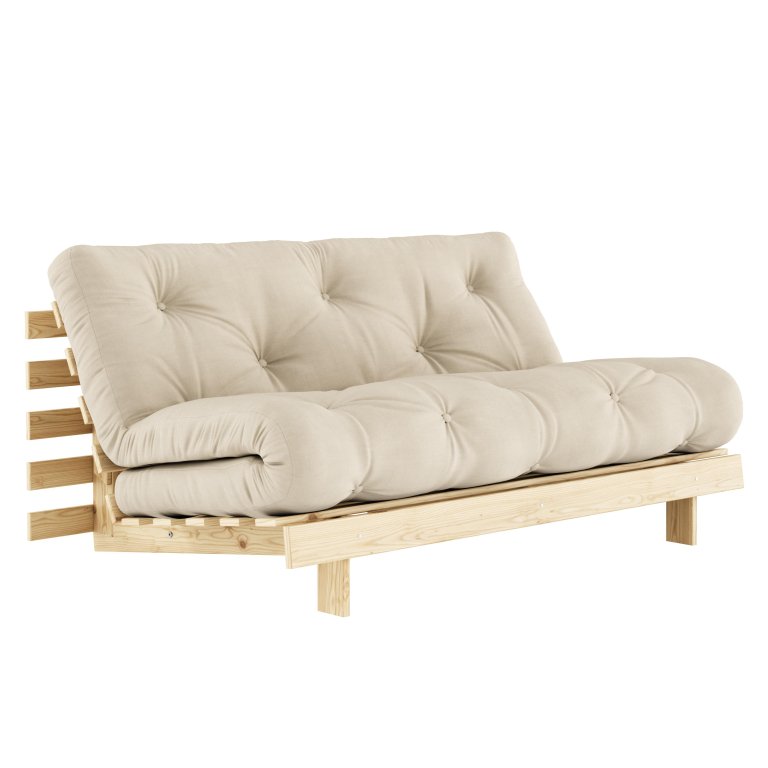 Karup Design Roots slaapbank 160 naturel, Beige