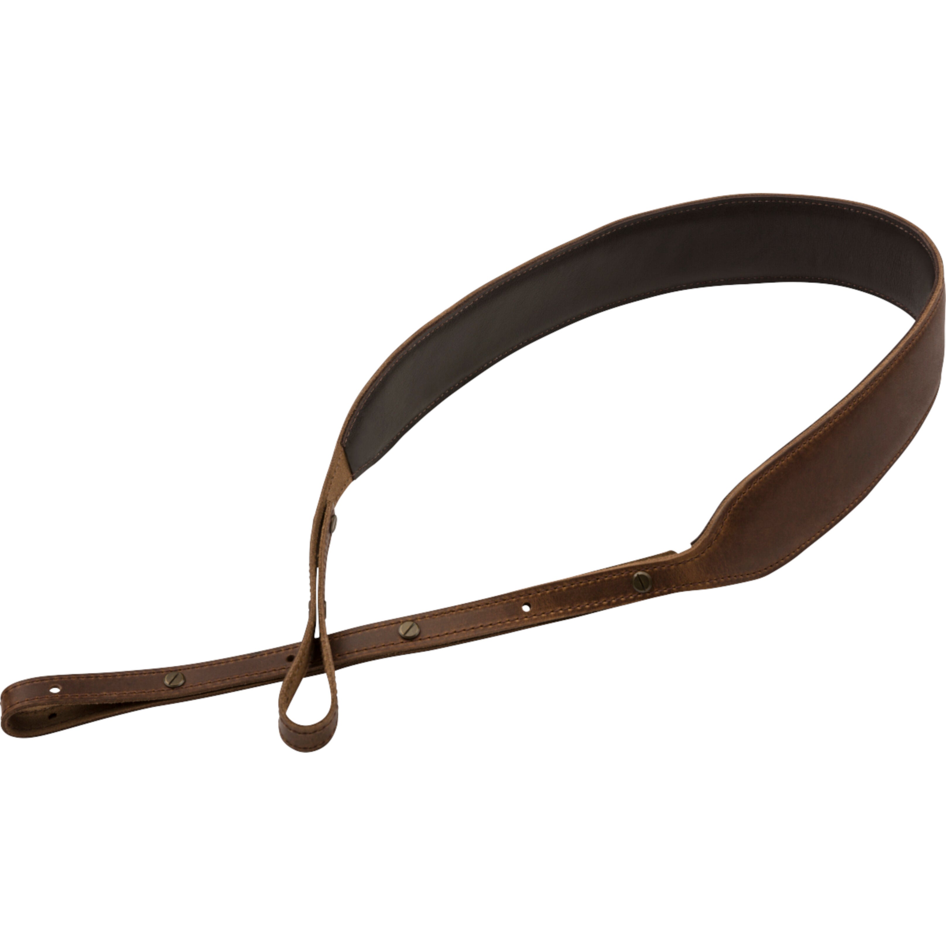 Fender Paramount Banjo Leather Strap bruin