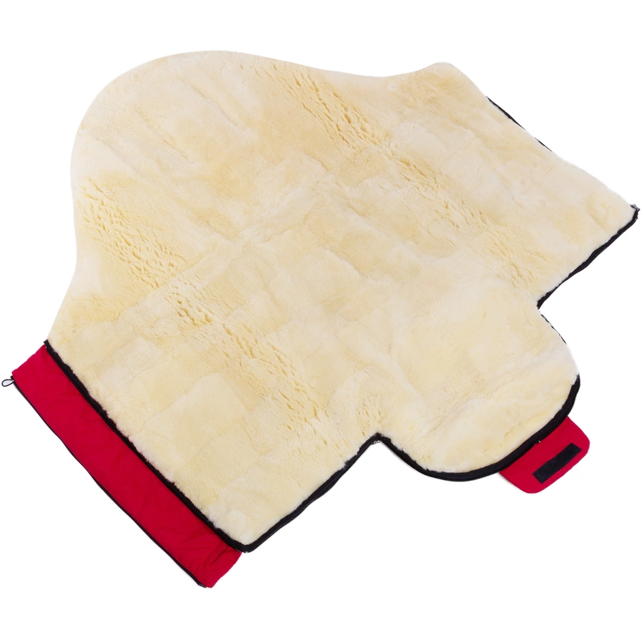 Werner Christ Baby Lammfellfußsack TULA VARIO chili red