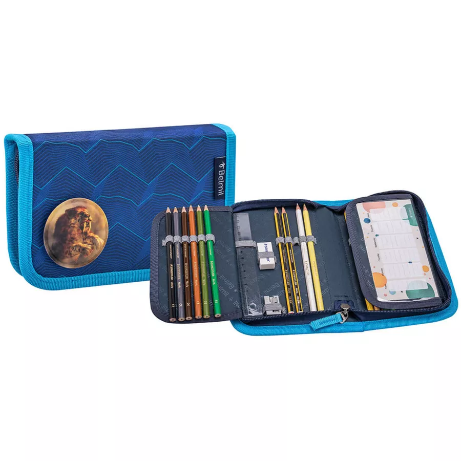 Belmil Schulranzen Premium Comfy Plus Set 5-teilig Estate Blue